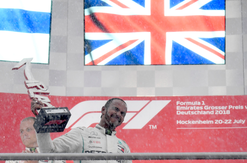 Illustration for article titled Mercedes Put Up Dominant German GP 1-2 Victory As Ferrari Falters